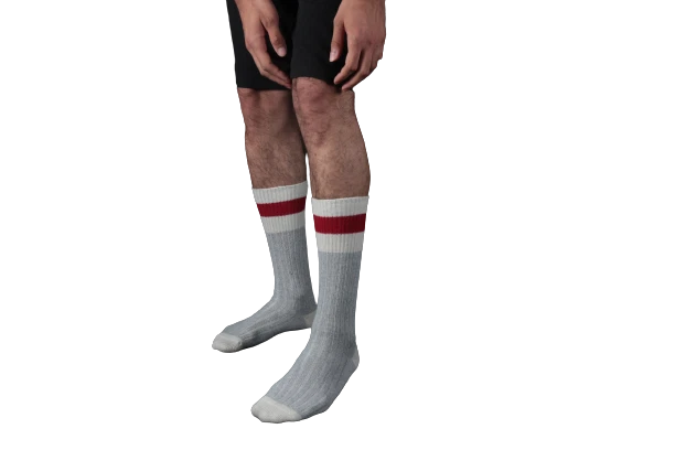 Sierra Socks Men's Combed Cotton Socks with Reinforced Toe, Dressy or Casual