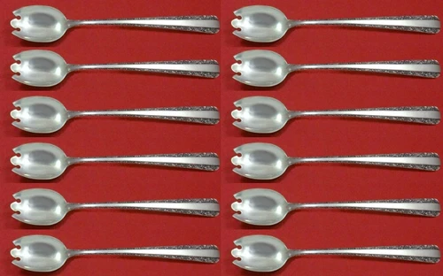 Candlelight by Towle Sterling Silver Ice Cream Dess. Fork Custom Set 12 pcs 6"