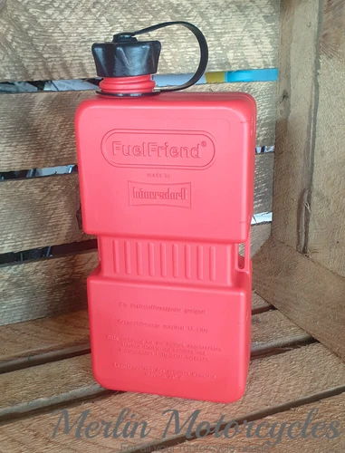 Fuel Friend Plastic Fuel Can 1.5 Ltr Red Emergency Motorcycle Quad Boat Enduro