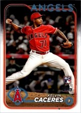 2024 TOPPS SERIES 2 ANGELS #680 KELVIN CACERES