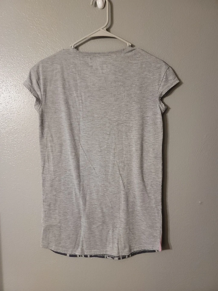 Gap Star Wars Gray Girls T Shirt Darth Vader Size 10 Sleepshirt Graphic - Image 2 of 4