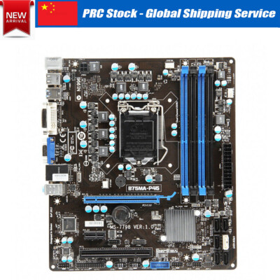 MSI B75MA-P45 LGA 1155 Motherboard USB Intel 2th/3th i3/i5