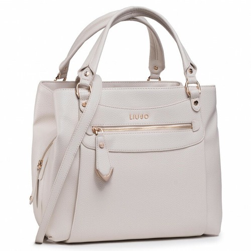 BORSA LIU JO BAULETTO GENTILE AA1100 SATCHEL BAG L BIANCO BEIGE ALABASTER  SALDI | eBay