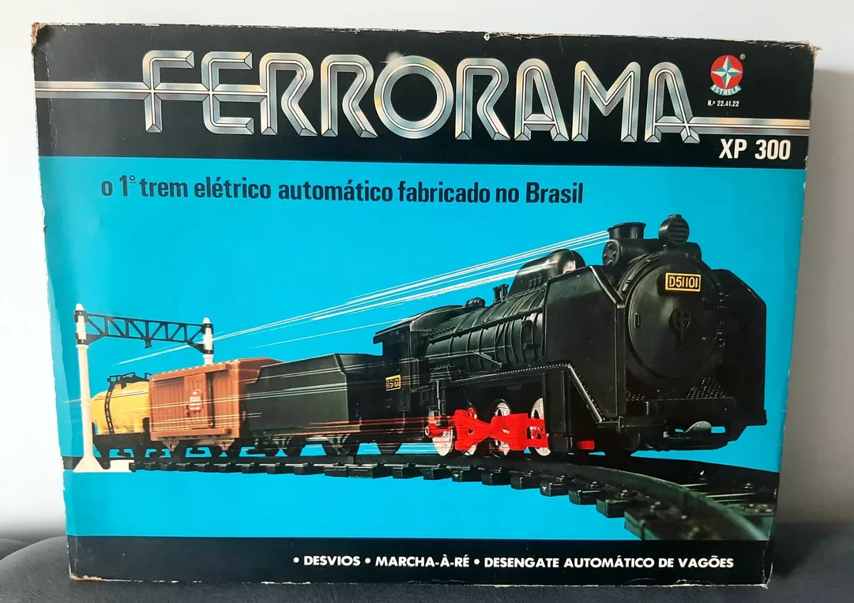 Brinquedo Trem Ferrorama Elétrico Xp 100 Estrela Original