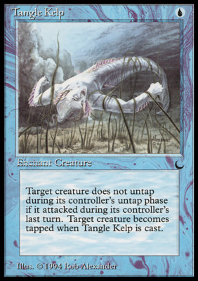 MTG TANGLE KELP ENGLISH EXC - GEFANGENALGE - DRK - MAGIC