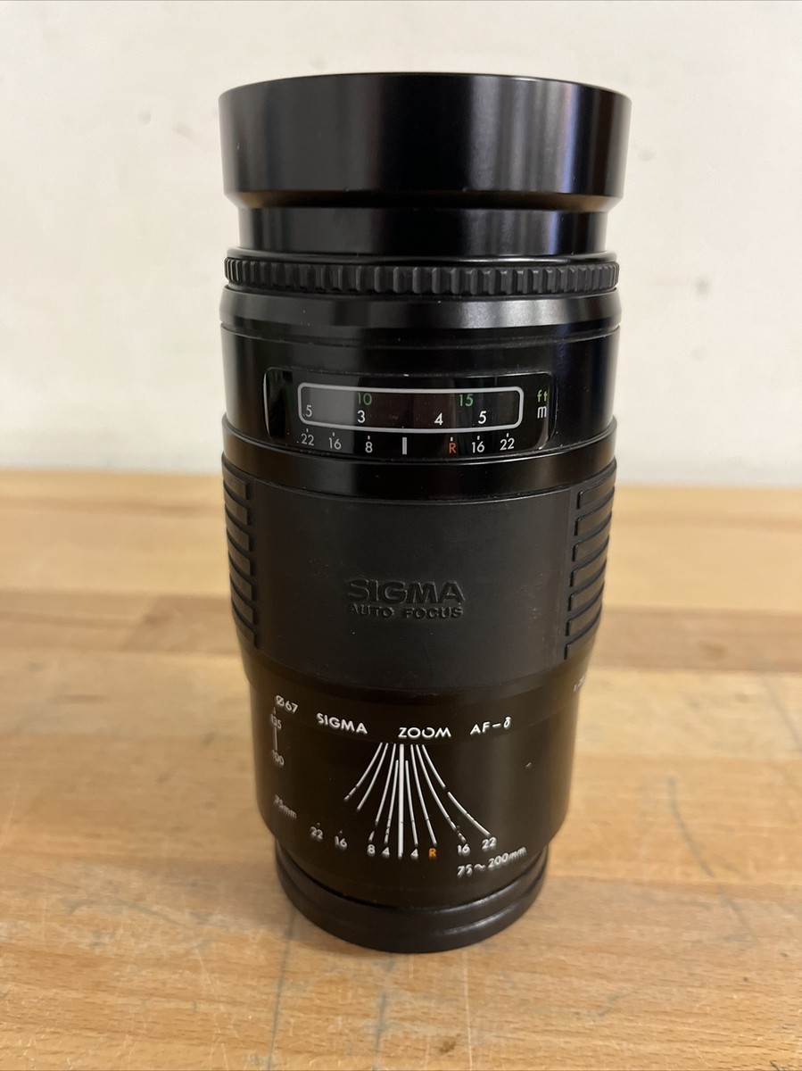 Sigma 75~200mm Auto Focus Zoom lens | eBay