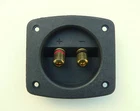 Speaker terminal wire or 4mm connector block for loudspeaker cabinet 62mm cutout