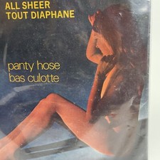 VERY RARE Vintage 1965 Pantyhose Baymart Hudson's Bay Canada SZ Medium Charcoal