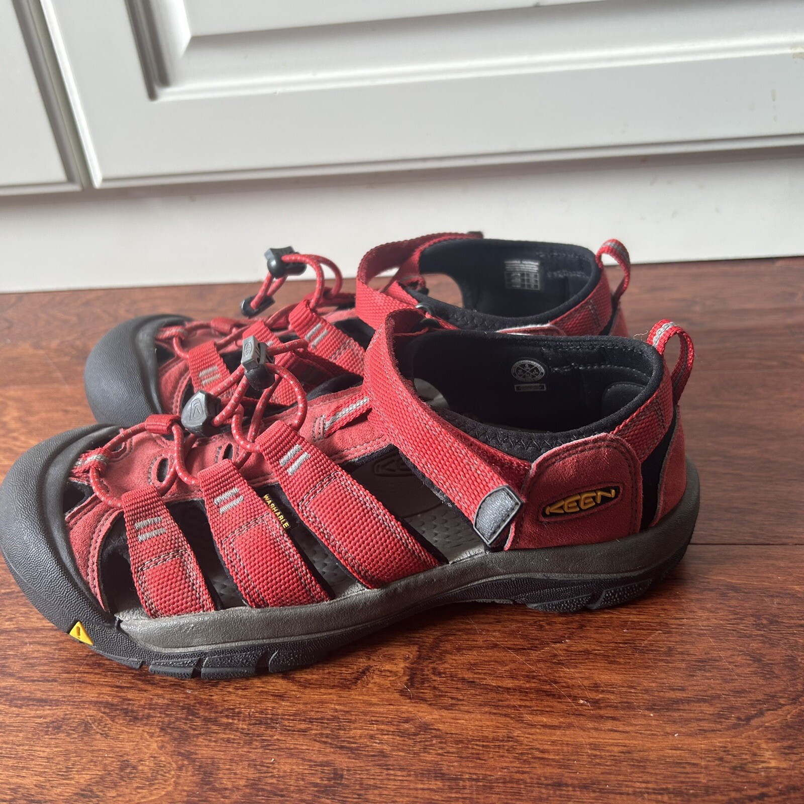 Sandali sportivi Keen Newport H2 ragazzi bambini 6 scarpe da acqua rosse pescatore punta chiusa