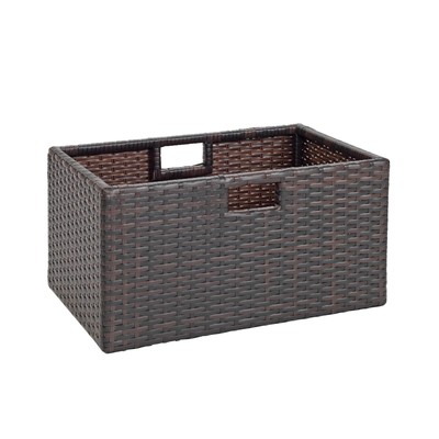 Indoor/Outdoor Wicker Basket - Large