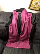 Straight down vest xl gently used Women’s Plum Color