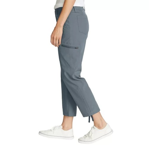 Women's Ripstop Capri Pants by Eddie Bauer, Stretch, Secure Pocket Size 10 - Picture 3 of 6