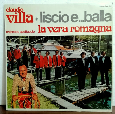 CLAUDIO VILLA LP GLATT UND TANZT ORIGINAL 1973 ORCH. SHOW LA VERA ROMAGNA