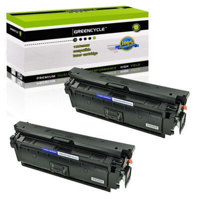 2x Black Toner Fit For HP CF360X 508X Laserjet Enterprise M553n M553dn M577Z MFP