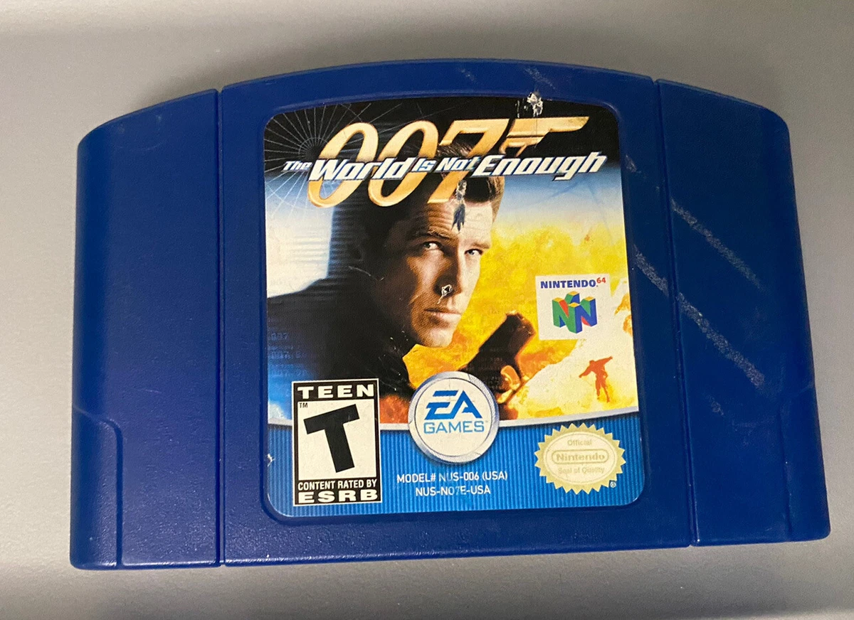 007 The World is Not Enough Blue Cartridge Nintendo 64 eBay