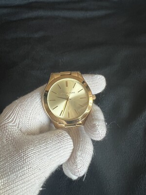 Watch Slim Runway Mk3179 Runway Gold Tone Michael Kors Slim  display picture 3