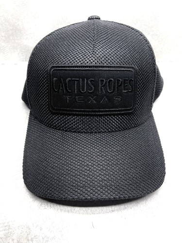 HOOEY CACTUS ROPES TEXAS Black on Black 