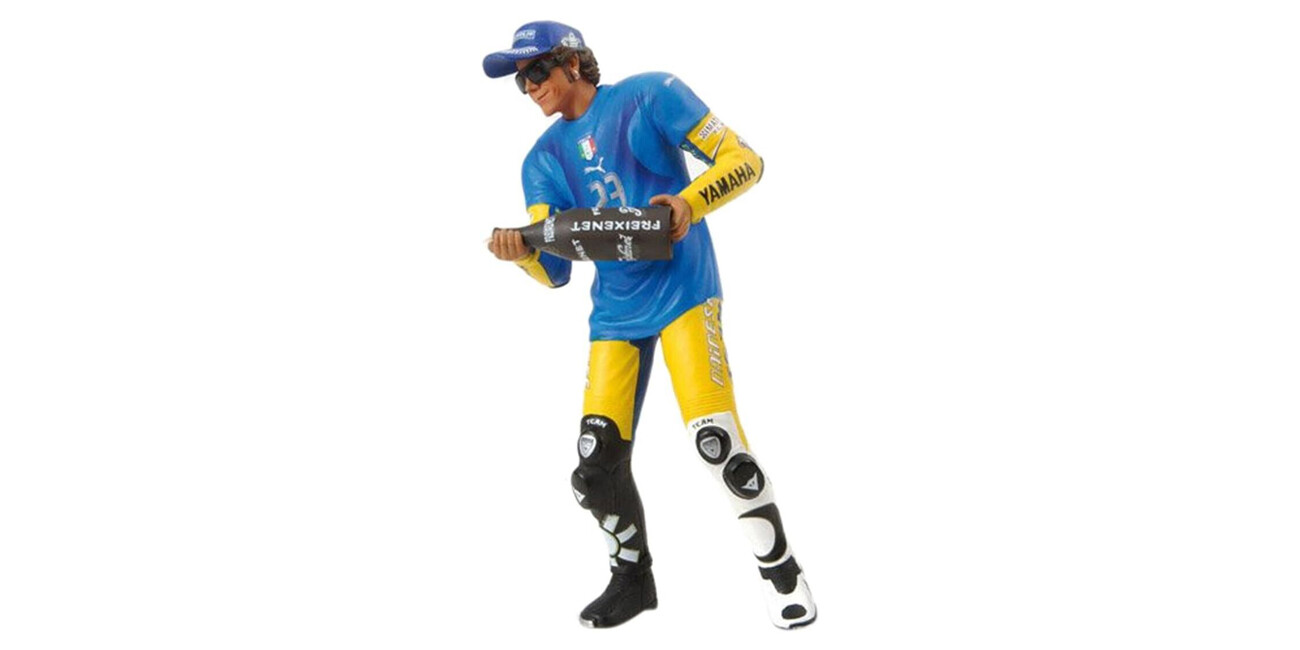 Minichamps 1:12 FIGURINE VALENTINO ROSSI PODIUM SACHSENRING 2006
