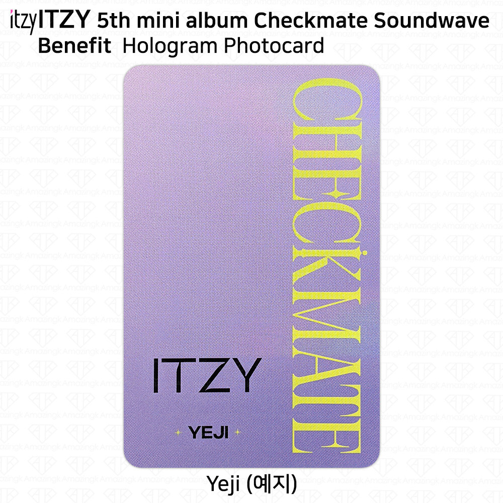 ITZY CHECKMATE soundwave 特典 トレカ 5枚セット Amazon.co.jp: ITZY CHECKMATE soundwave トレカ ユニット