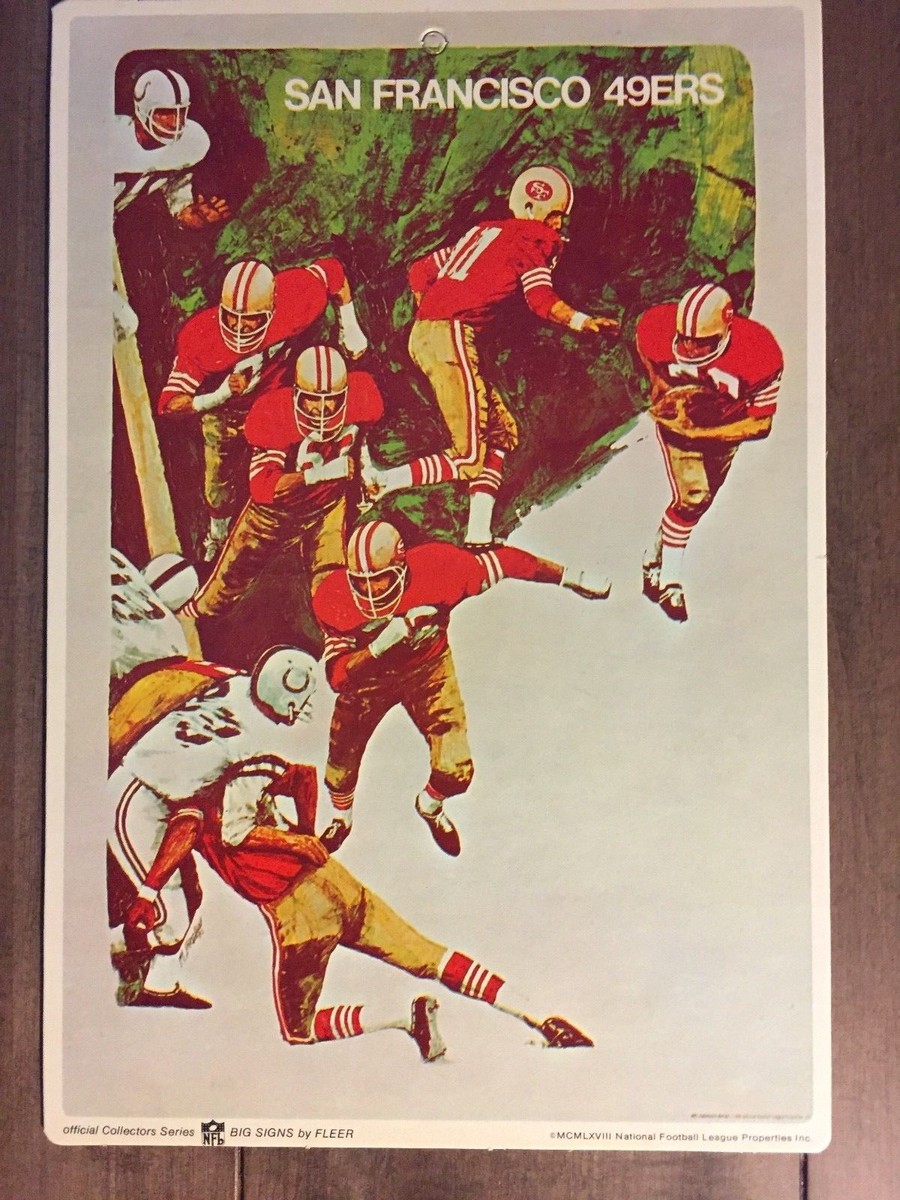 San Francisco 49ers 1968 NFL vintage sign - 8