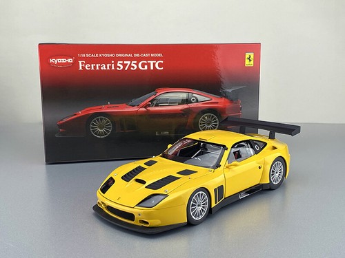 Kyosho 1:18 Ferrari 575 GTC Coupe 2004 Simulation Alloy Collector Car Model - Picture 19 of 19