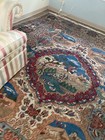 ANTIQUE RUG 10x12 HAND-KNOTTED wool colorful handwoven Animals Carpet — photo 2
