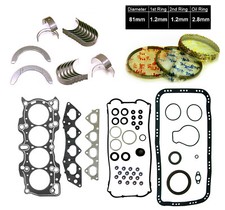 97-01 Honda Cr-v 2.0l B20b4 B20z2 Graphite Full Set Engine Re-ring Kit New