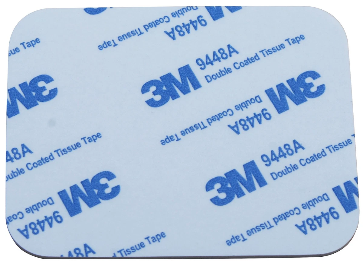 2 x Almohadillas de espuma 3M EVA negras 2 mm - Autoadhesivas de doble cara 9448