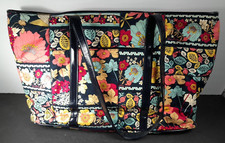 Vera Bradley Happy Snails Floral Large Tote S...