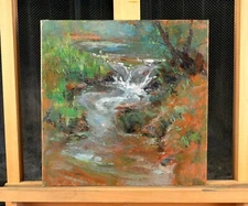 Michael C. Johnson - Impressionist Plein Aire Painting Oak Creek Sedona AZ