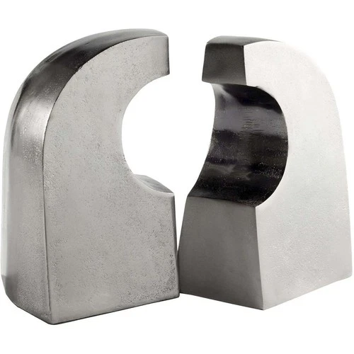 Cyan Design 11528 Apostrophe 6 X 6 inch Bronze Bookends, Set of 2 - Picture 2 of 4