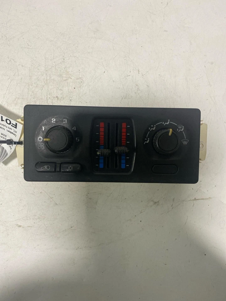 Управление кондиционером обогревателя 05 06 07 GMC SIERRA 1500 - Изображение 2 из 3