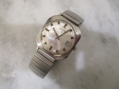 LORD ELGIN 25J AUTOMATIC MENS WATCH SWISS -SQUARE CASE 33mm-RUNS GOOD-VERY NICE!