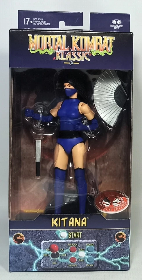 FIGURA DE ACCIÓN McFARLANE MORTAL KOMBAT CLASSIC KITANA 7"" Foto 2 de 4