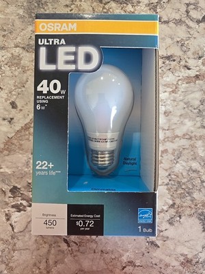 Osram Ultra LED A19 6w 40W Single Bulb . Fast Shipping!!