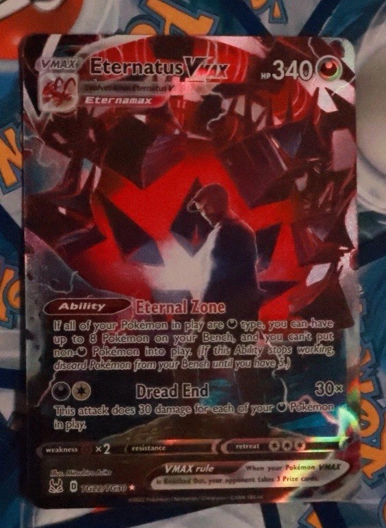 Pokémon TCG Eternatus VMAX NM/MT Condition TG22/TG30 Lost Origin