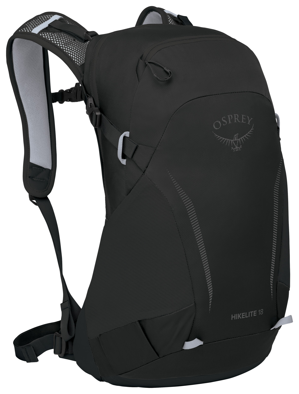 Osprey Hikelite 18L Unisex Hiking Backpack, Black - Air Spee