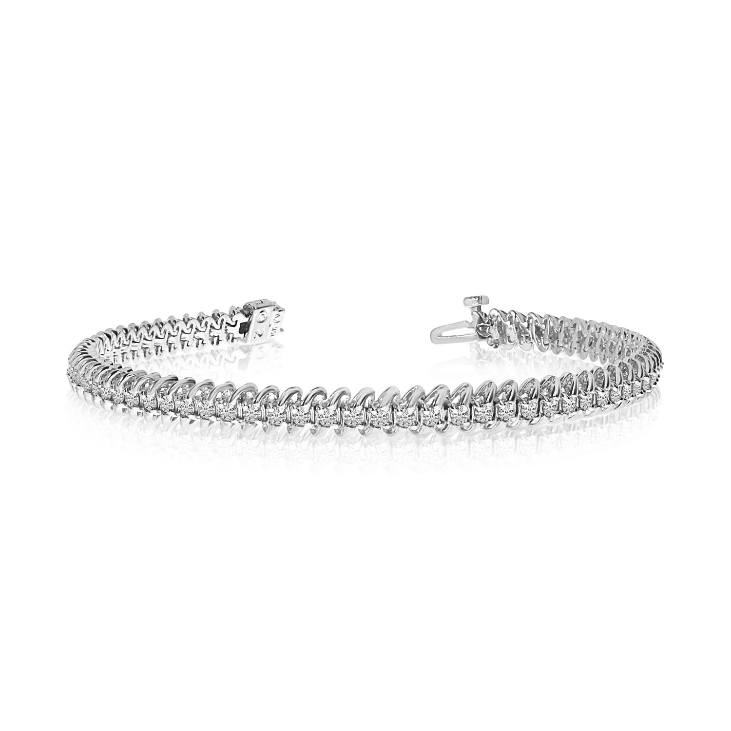 LXR 14K Weigold Soft S Illusion Diamant Armband 1658190₽