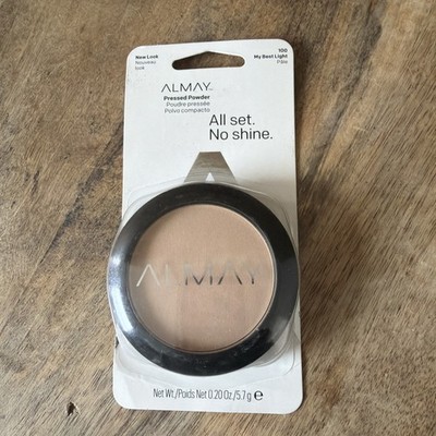 Almay Pressed Powder Makeup, Hypoallergenic, 100 My Best Light