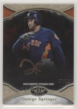 2020 Topps Tier One Prime Performers Bronze Ink 7/25 George Springer Auto 8k4