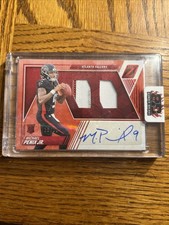 2024 Panini Zenith Micheal Penix Jr Dual Patch RPA Red #’d 16/50 RC Falcons 