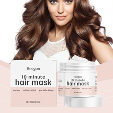 Deep Nourishing Hair Mask Moisturizing Smoothing for Dry Damaged Hair, Natural