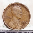 1912-S Lincoln Wheat Cent Fine  (#58820-L)