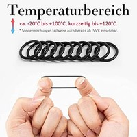 Dichtungsringe Set 225 Tlg O-Ring Sortiment 18 GrößEn Ø 3-22 Mm SanitäRwartung