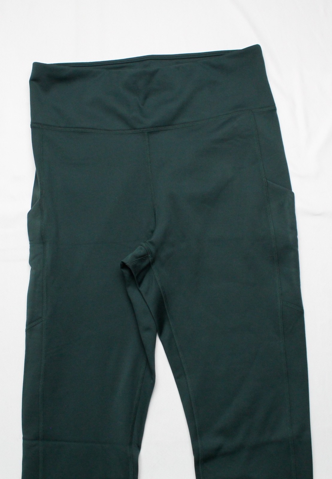 Fabletics Womens Cold Weather High-Waisted Leggings NN7 Everpine Green Large NWT image 2