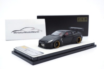Nissan Rocket Bunny GTR R35 - Matte Black - 1:64 - PGM (640702)