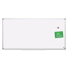 Bi-Silque Visual Communication CR1520790 Earth Dry Erase Board, White/silver, 48