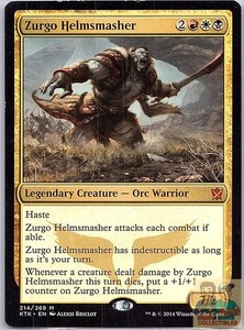 Zurgo Helmsmasher - Khans of Tarkir - #214/269 - Mythic Rare