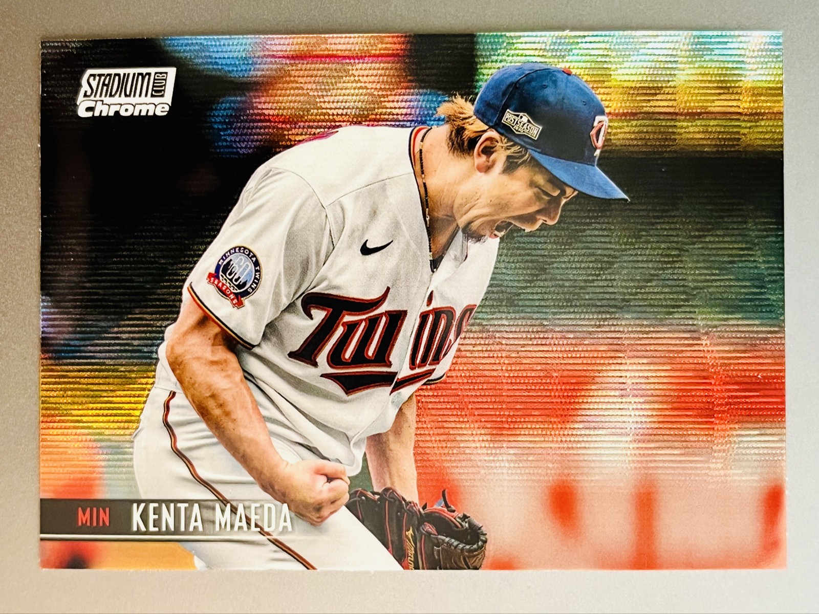 2021 Topps Stadium Club Chrome Wave Refractor /13 Kenta Maeda #206