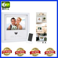 Timeless Mr  Mrs Thumbprint Frame with Clean-Touch Pad   Perfect Bridal Gift